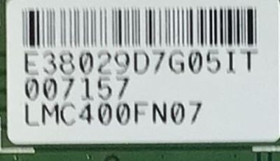 T-CON PARA TV SCEPTRE / NUMERO DE PARTE LJ94-38029D / 16Y_BGU11BPCMTA4V0.1 / 007157 / LMC400FN07 / PANEL 40L8S-U1 / MODELO W40 SDTV58FB - Imagen 3